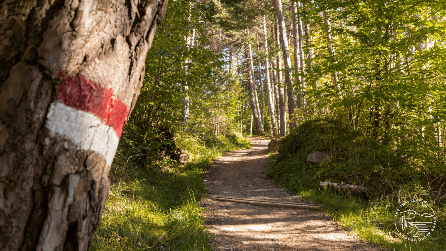 unterwegs auf den zahlreichen Wanderwegen am Salten
