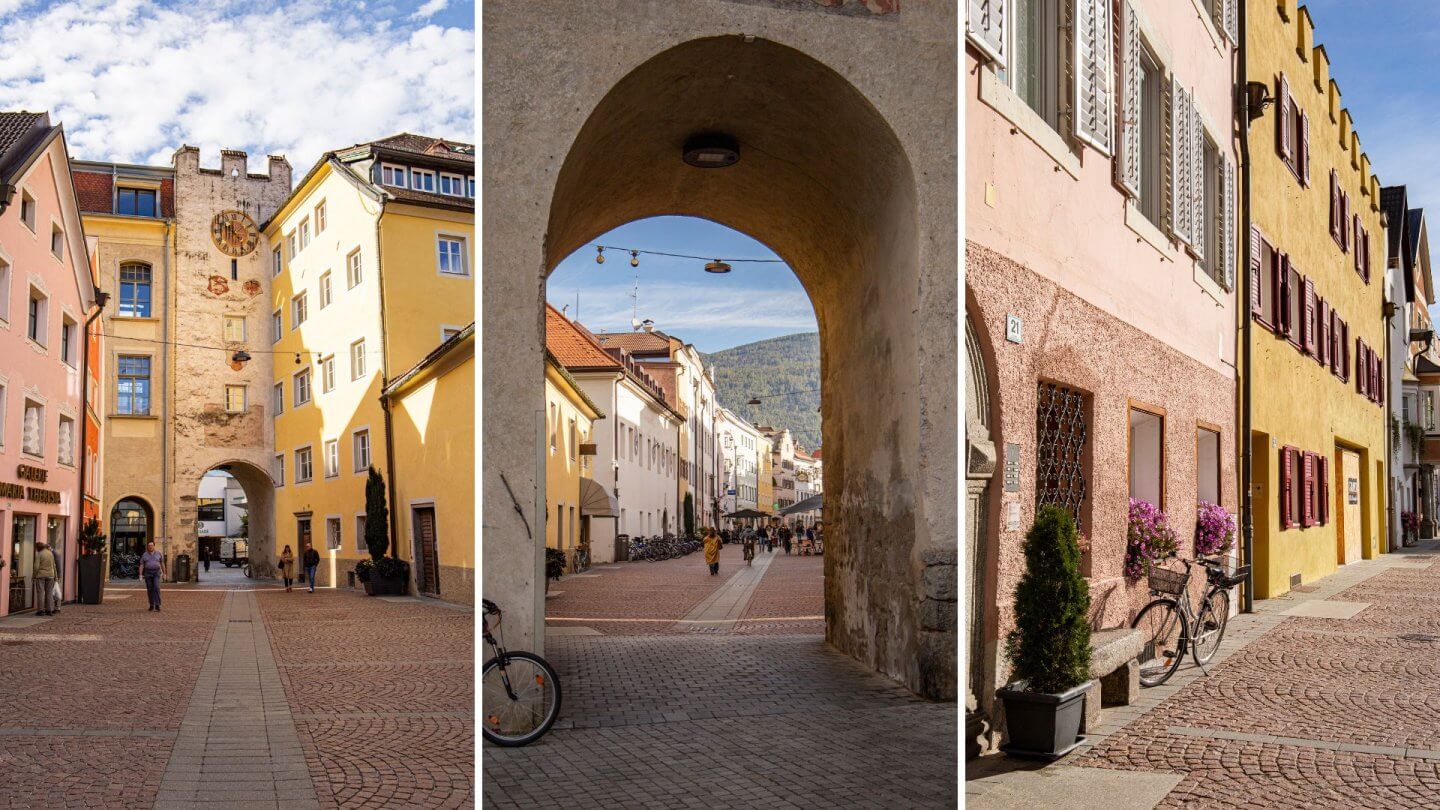 die Altstadt von Bruneck