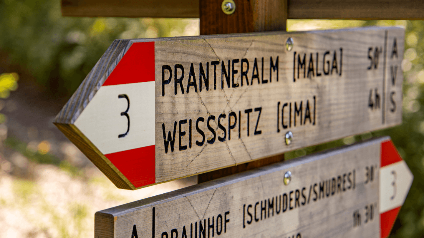 unterwegs zur Prantneralm
