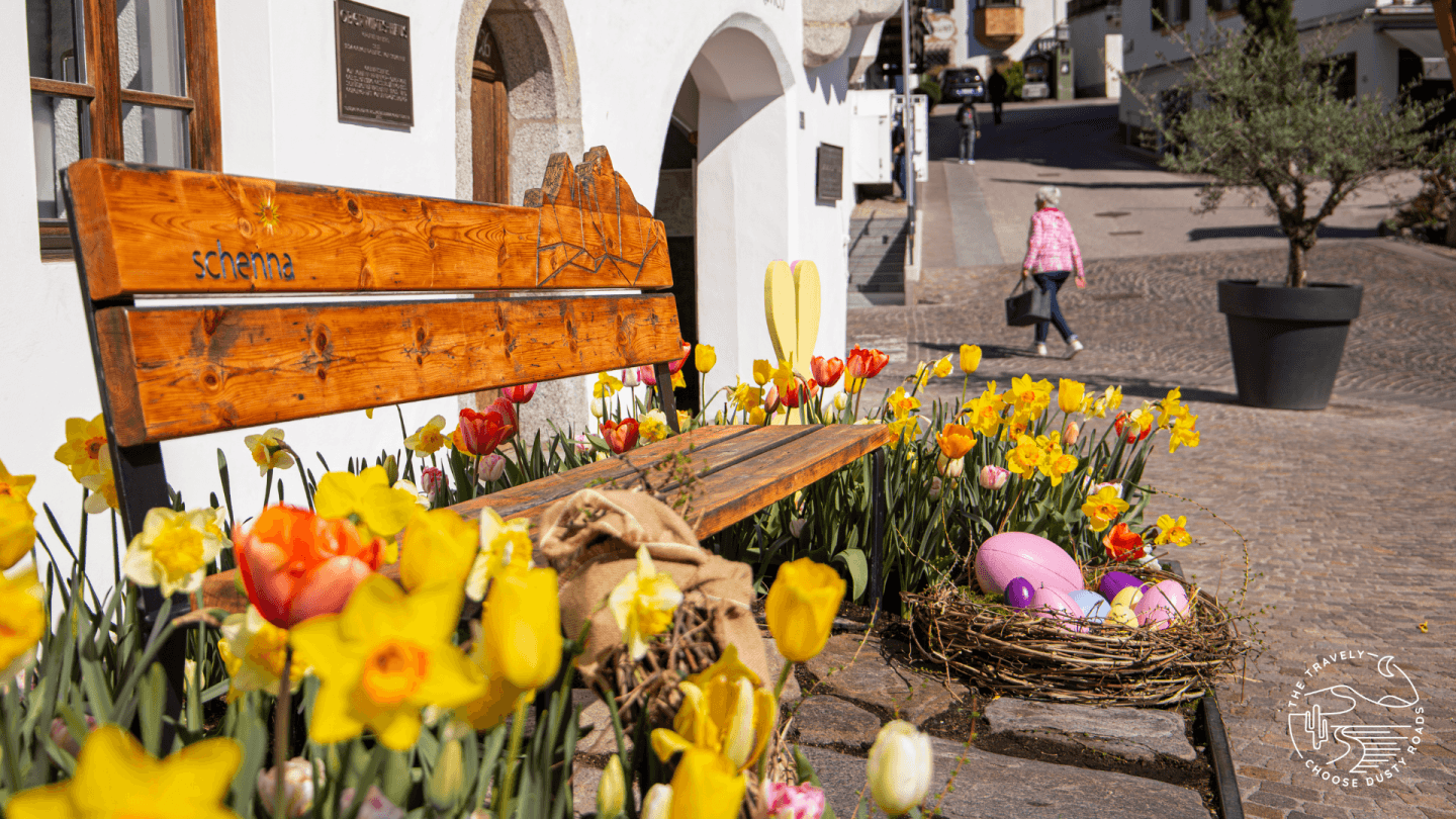 Viele Ecken sind jetzt im Fr&uuml;hling &ouml;sterlich geschm&uuml;ckt