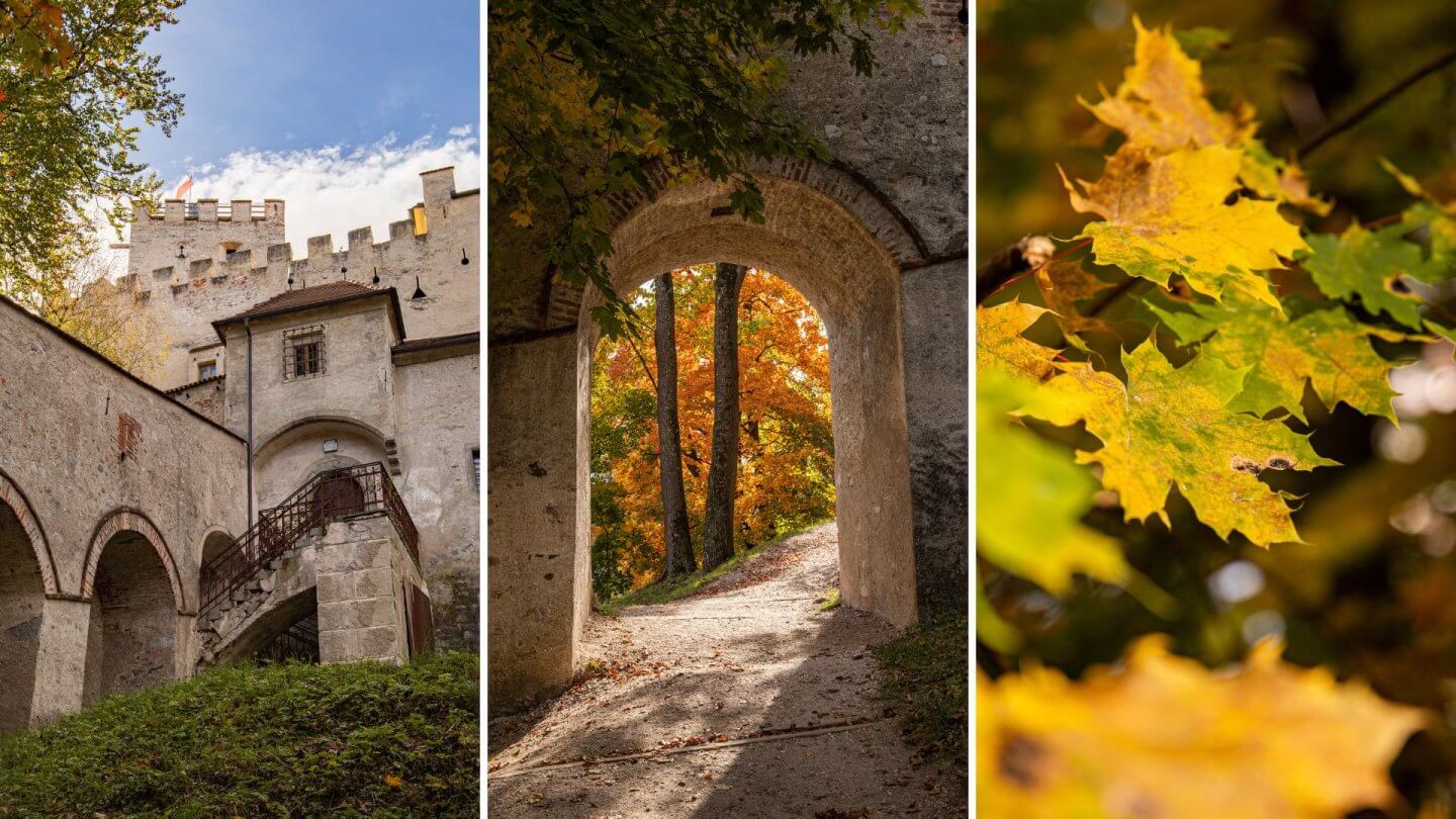 unterwegs auf dem Schlossberg von Bruneck