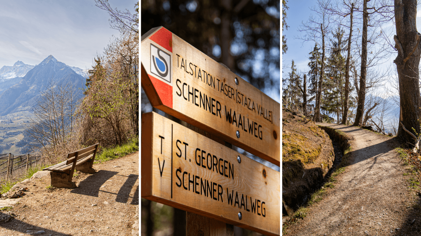 unterwegs am Schenner Waalweg