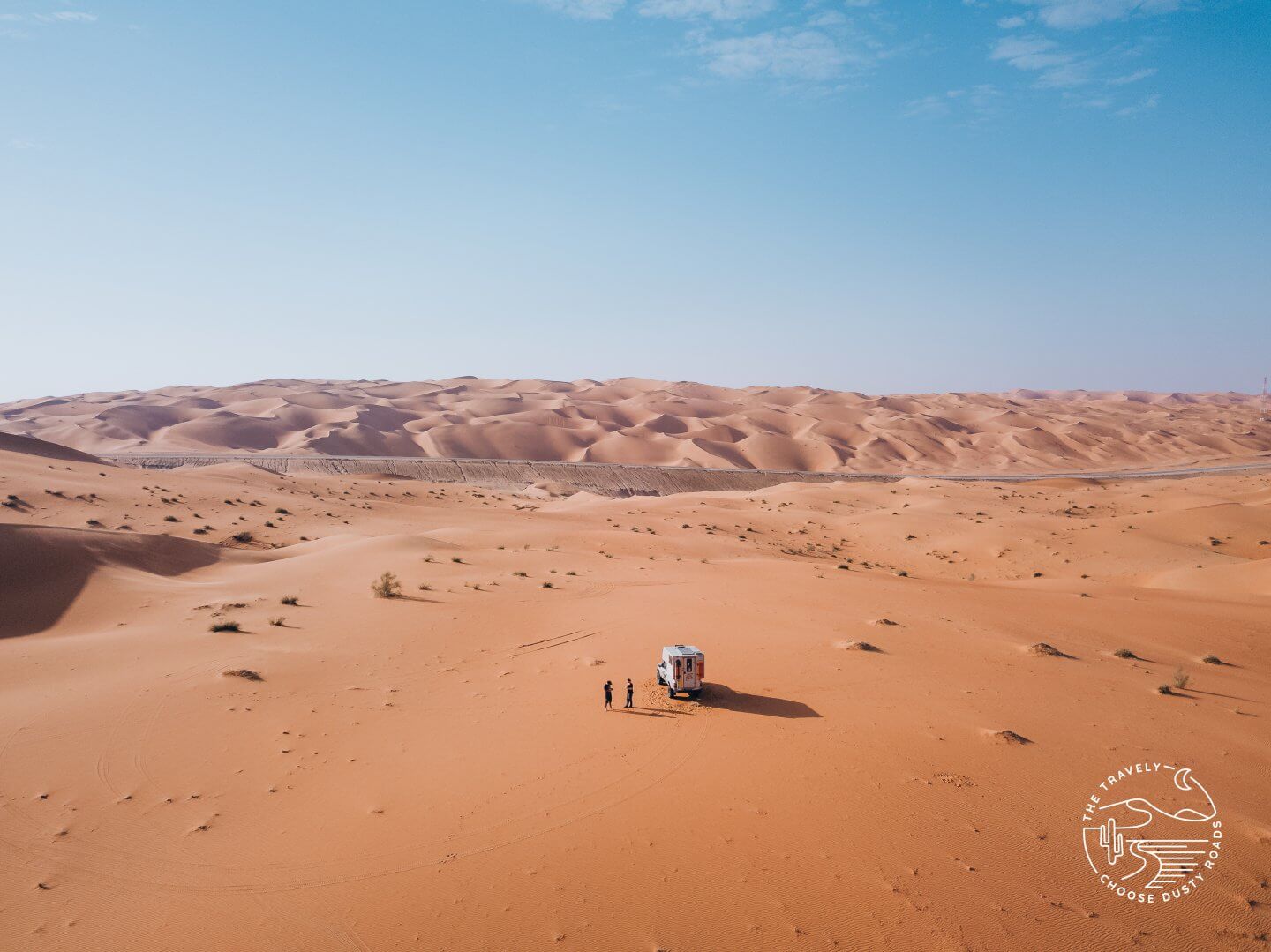 unterwegs in der endlosen Rub Al Khali Wüste