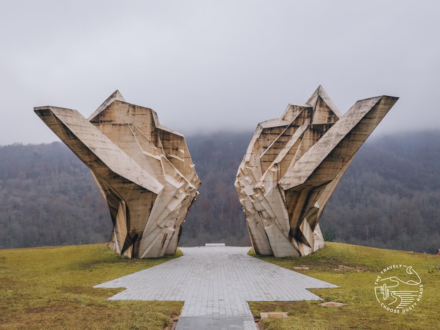 Denkmal im Sutjeska Nationalpark