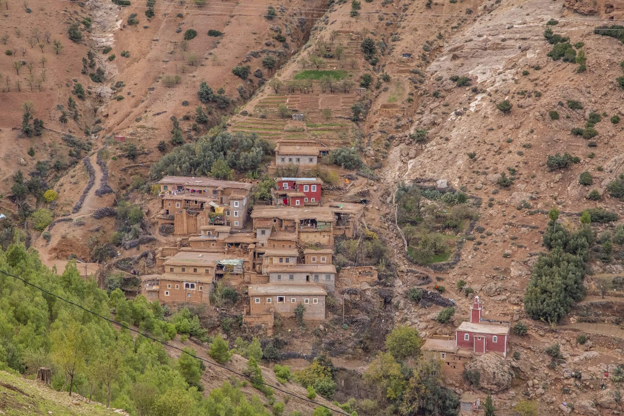 Das Atlas Gebirge Marokko's schöne Bergwelt