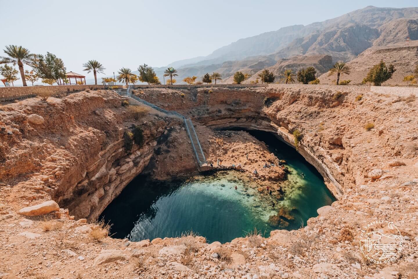 Ein Highlight der Oman Rundreise: das Bimma Sinkhole